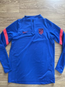 2021-22 Atletico Madrid Nike 1/4 Zip Drill Top L for sale on Ebay