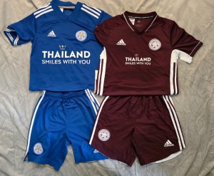 Leicester City FC 2020/21 Season Home & Third Kits - 'Thailand Smiles With You' for sale on Ebay