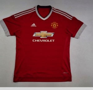 Man Utd 2015/16 Home Shirt Adidas Chevrolet MXXL for sale on Ebay