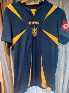 Lotto Ukraine Football Jersey Blue Yellow Away Kit 2006 World Cup Shirt M for sale on Ebay