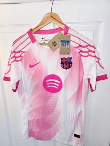 Barcelona 'Pink Wings' 2025/26 Special Edition Kit Shirt - Medium for sale on Ebay