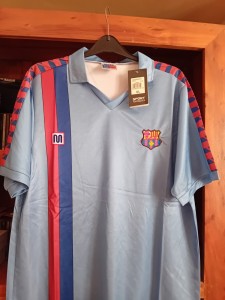 RETRO 80'S BARCELONA SHIRT, SIZE XL, BNWT. PIT TO PIT 21.5 INCH for sale on Ebay