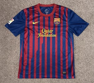 ORIGINAL BARCELONA 2011/2012 Home Football Shirt LARGE NIKE VGC for sale on Ebay