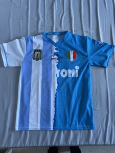 Maradona Napoli Argentina football shirt M for sale on Ebay