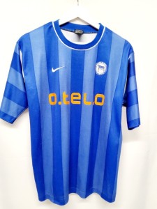 Mens NIKE Hertha Berlin Short Sleeve Home Football Strip Size XL - CG L24 for sale on Ebay