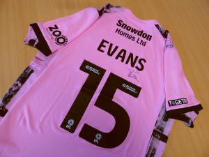 NORTHAMPTON TOWN | 15 | JAKE EVANS | 2025/2026 MATCH WORN SHIRT | Size M for sale on Ebay