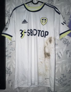 Brenden Aaronson Matchworn Leeds United Shirt for sale on Ebay