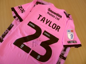 NORTHAMPTON TOWN | 23 | TERRY TAYLOR | 2025/2026 MATCH WORN SHIRT | Size M for sale on Ebay