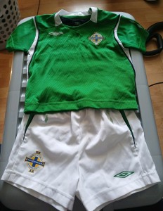 Northern Ireland Football Kit Shirt Shorts Baby Toddler Umbro Unworn 18 24 Mths for sale on Ebay