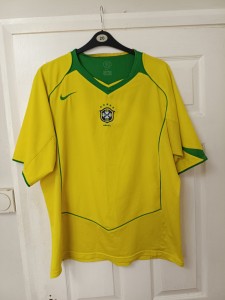 Nike Brazil National Team 2004 Home Shirt Men's size Large for sale on Ebay