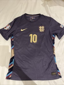 Nike England Away Shirt Dri Fit Adv Bellingham Euro 2024 patch for sale on Ebay