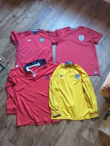 ENGLAND FOOTBALL TOPS JOB LOT GOALKEEPER SHIRT (CHILDRENS AGE 12-13) for sale on Ebay