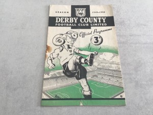 Derby County v Stoke City 1949/50 Division 1 - 3rd September 1949 for sale on Ebay