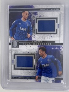 PANINI IMPECCABLE PREMIER LEAGUE 24/25 MCNEIL/NDIAYE EVERTON DUAL MATERIAL 94/99 for sale on Ebay
