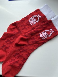 Nottingham Forest Socks - One Size for sale on Ebay
