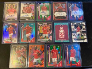 Nottingham Forest Autos & Numbered Bundle - 14 Cards - 5 Autos & 9 Numbered for sale on Ebay