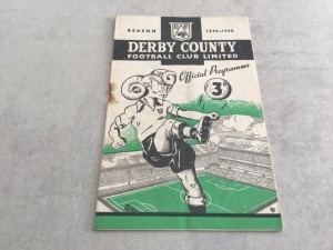 Derby County v Burnley 1949/50 Division 1 - 14th January 1950 for sale on Ebay