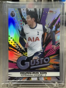 2025-26 Topps Finest Premier League Heung Min Son Gusto Case Hit - Tottenham for sale on Ebay