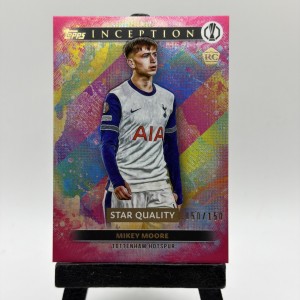 Mikey Moore 2024-25 Topps Inception Star Quality Magenta RC /150 Tottenham for sale on Ebay