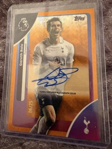 Gareth Bale 06/25 Auto Topps Premier League Debut Edition 2026 Tottenham Spurs for sale on Ebay