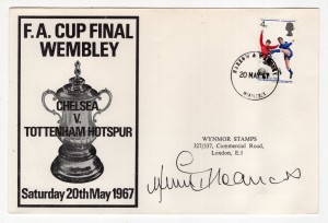 1967 FA CUP FINAL TOTTENHAM VERSUS CHELSEA COVER HANDSIGNED BY JIMMY GREAVES for sale on Ebay
