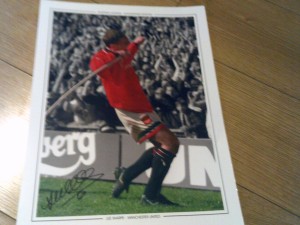 Signed Lee Sharpe Manchester United Sporting Legends Autograph Edition for sale on Ebay