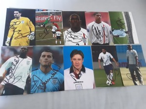 ENGLAND - Lot Of 50 Various Signed 6x4 Football Photographs LOT 2 for sale on Ebay