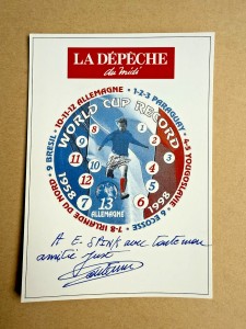 JUST FONTAINE FRANCE SIGNED PHOTO COA AUTOGRAPH for sale on Ebay