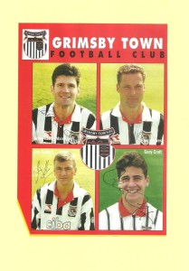 GRIMSBY TOWN - Magazine Photo on A4 Card - Signed by 4 Players for sale on Ebay