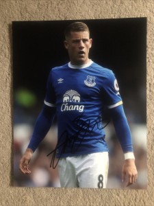 ex EVERTON  Midfielder  ROSS BARKLEY  Signed Autograph Photo Size 10x8” for sale on Ebay