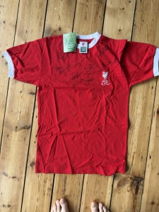 Signed Liverpool FC Legends Retro Shirt for sale on Ebay