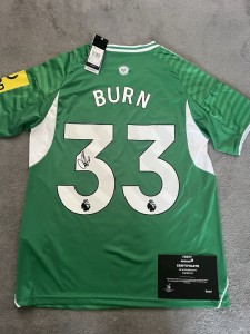 Hand Signed Dan Burn Newcastle Shirt with Picture Proof And COA for sale on Ebay