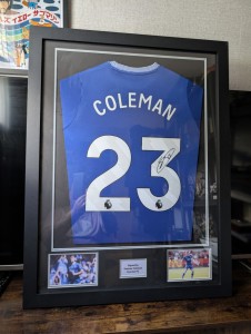 Seamus Coleman Signed Everton Shirt COA Photo Proof Framed for sale on Ebay
