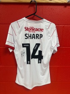 Doncaster Rovers Player fit Third Shirt 2024/25 - Signed by Billy Sharp for sale on Ebay