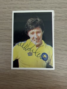 Derek Parlane - Leeds United Signed Unused Daily Star Football Sticker for sale on Ebay