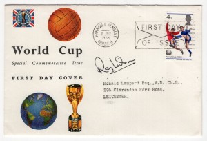 1966 WORLD CUP HARROW & WEMBLEY REMBRANDT FDC HANDSIGNED BY RAY WILSON for sale on Ebay