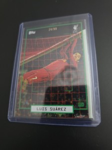 Luis Suarez Numbered 24/99 Topps Focus Liverpool 2026 for sale on Ebay