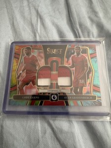 2024-25 Panini Select Liverpool Dual Patch /25 Gakpo Gravenberch Tye-Dye for sale on Ebay