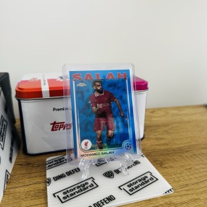 2024-25 Topps Chrome UCC Mohamed Salah Blue /150 Liverpool for sale on Ebay
