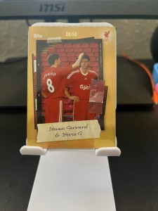 2025/26 Topps Focus Liverpool Steven Gerrard & Stevie G Snapshots Gold /50 for sale on Ebay