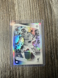 Topps Chrome UCC 25/26 - Rio ngumoha Rookie Negative Parallel - Liverpool for sale on Ebay
