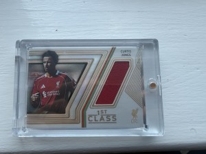 Curtis Jones Match Worn Shirt Patch /20 Futera 2025 1st Class Liverpool for sale on Ebay