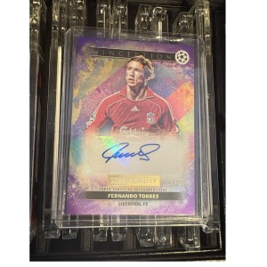 2024-25 Topps Inception Fernando Torres Star Quality Auto Purple /25 Liverpool for sale on Ebay