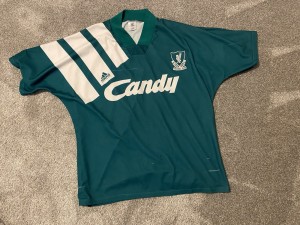 Original Adidas Liverpool 1991/1992 men’s away extra large XL 44-46”  for sale on Ebay
