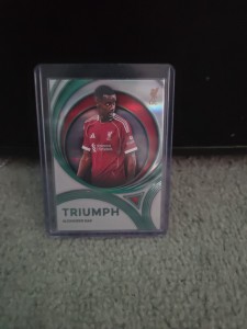 Alexander Isak Liverpool Futera Triumph Parallel 05/10 Mint Condition for sale on Ebay