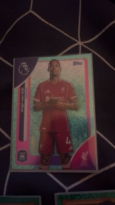 Topps Premier League 2025/26 Virgil Van Dijk Green Liverpool FC 195/499 for sale on Ebay
