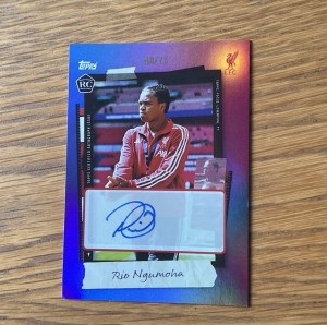 Topps Focus Liverpool Snapshots Rio Ngumoha Autograph #75 for sale on Ebay