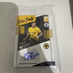 Panini Elite Premier League Ruben Neves Wolves 145/199 Auto football pen pals  for sale on Ebay