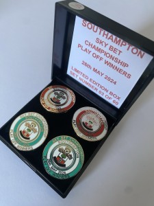 SOUTHAMPTON Football Club FC Badge LIMITED EDITION PLAY OFF WINNERS Pin Box Set for sale on Ebay