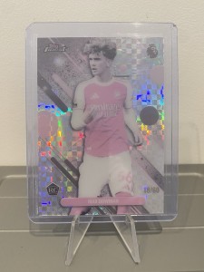 2025-26 Topps Finest Premier League Max Dowman RC Pearl X-Fractor /60 Arsenal ⚽️ for sale on Ebay